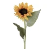 Real touch artificial yellow sunflower, 24"