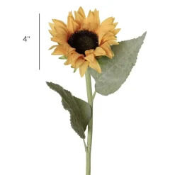 Real touch artificial yellow sunflower, 24