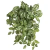 Real-touch artificial aluminum hanging plant, 28"