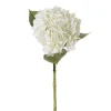 Real-touch artificial cream hydrangea flower, 18,5"