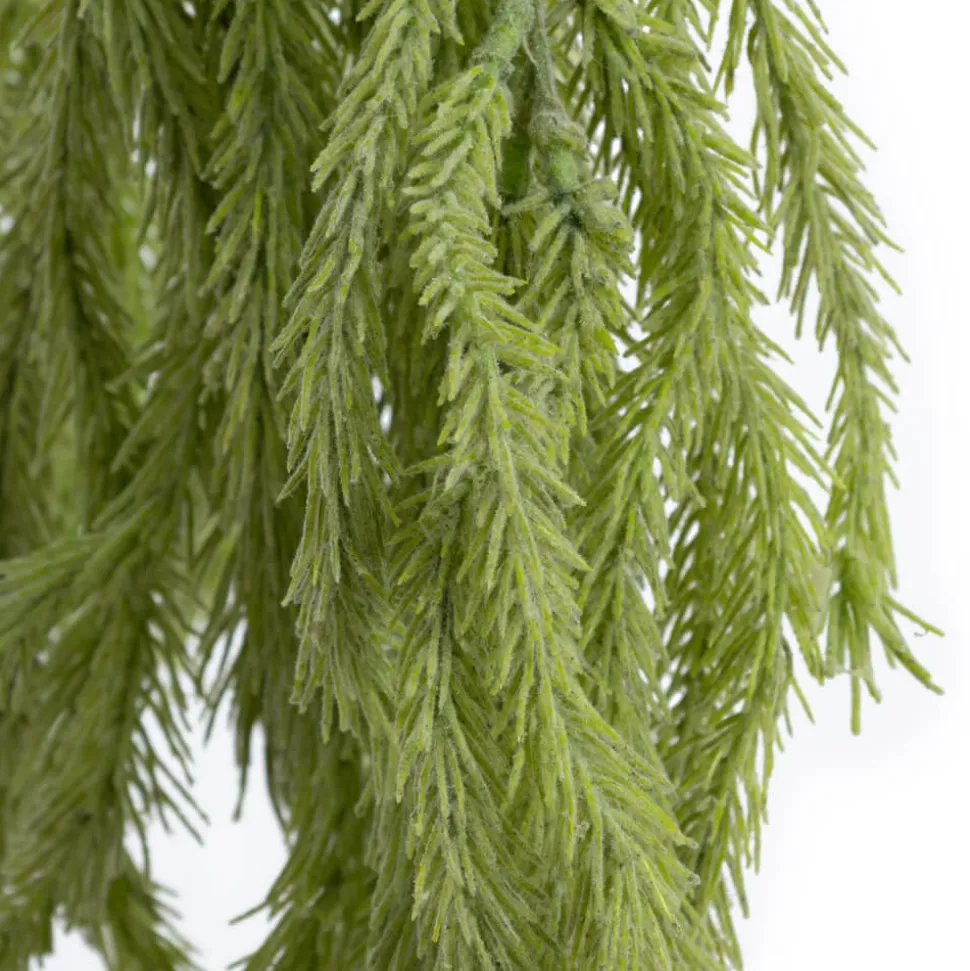 Real-touch artificial dripping fir spray, 36"
