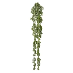 Real-touch artificial green sedum vine, 19"