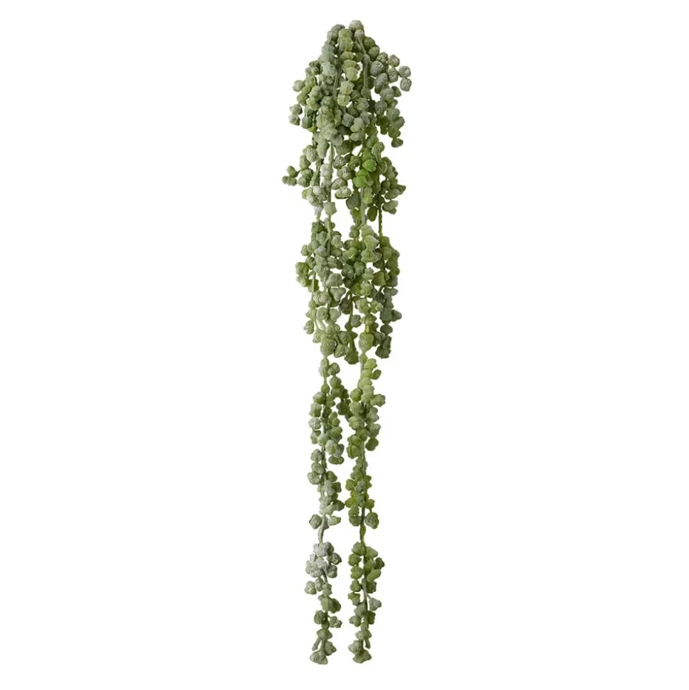 Real-touch artificial green sedum vine, 19"