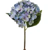 Real-touch artificial indigo hydrangea, 19"