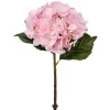 Real-touch artificial light pink hydrangea, 19"