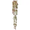 Real-touch artificial pink sedum vine, 19"