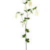 Real-touch artificial tall cream hops flower branch, 69"