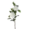 Real-touch artificial white camellia flower, 36″