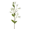 Real-touch artificial white bellflower, 25″
