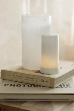 Rechargeable LED Fia Flame candle, 5"
