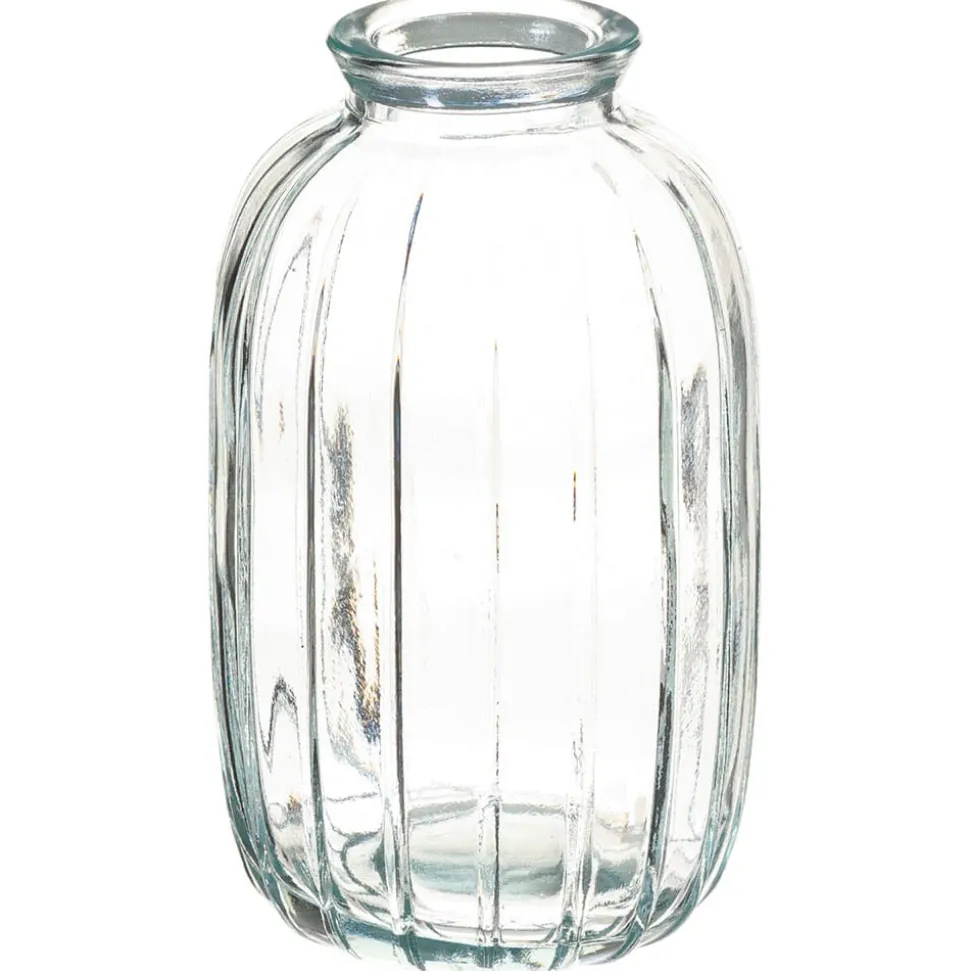 Recycled glass bud vase, 4,5"