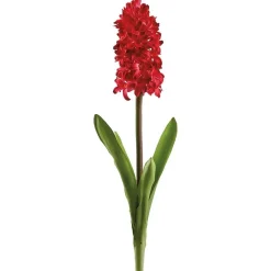 Red hyacinth artificial flower, 16,5″