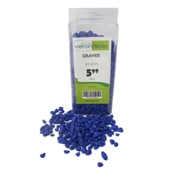 Royal blue decorative gravel 850g