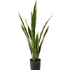 Sansevière jaune artificielle, 30″