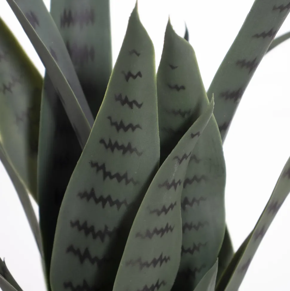 Sansevière verte artificielle, 22″