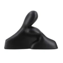 Sculpture noire couple, 10 x 14″
