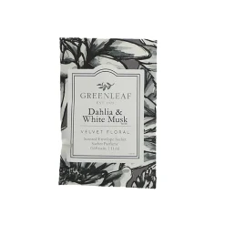 Small dahlia and musk scented sachat, 11ml