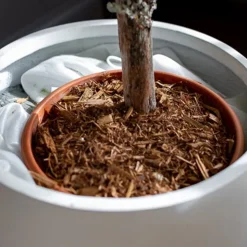 Small decorative mulch bag