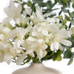 Small flower arrangement with eucalyptus