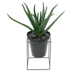 Small Potted Artificial Aloe Plant, 17 x 12″