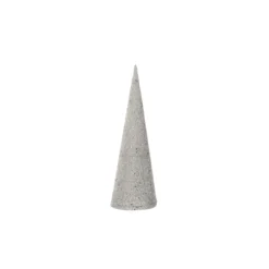 Small sequined silver Christmas tree, 18"
