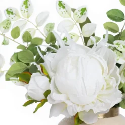 Small white and green flower arrangement