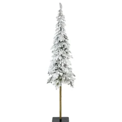 Snow-covered alpine fir tree, 144″