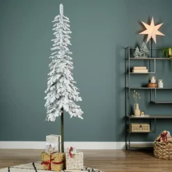 Snow-covered alpine fir tree, 144″