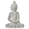 Statue bouddha méditatif en polyrésine, 20 x 14″