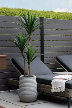 Three-trunk yucca artificial outdoor plant, 60