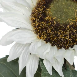 Tournesol blanc artificiel, 19″