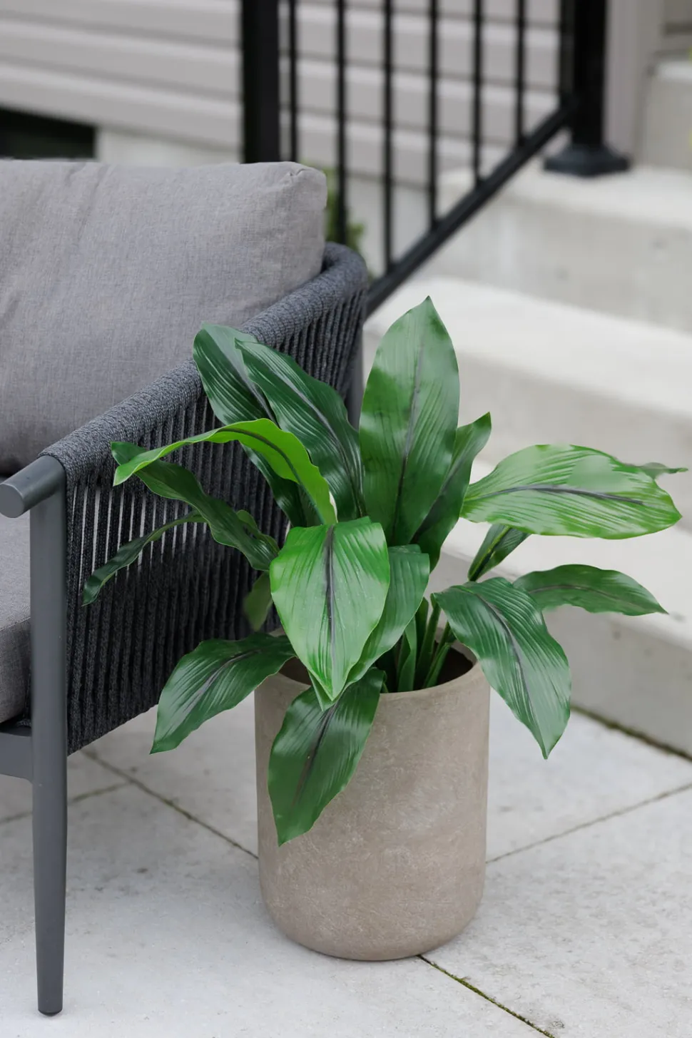 Turmeric artificial outdoor plant, 25,5"