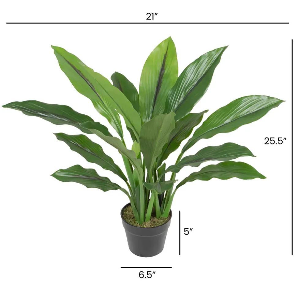 Turmeric artificial outdoor plant, 25,5"