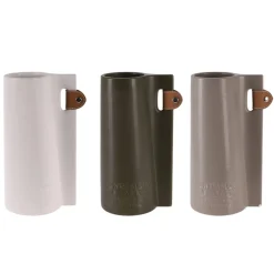 Vase décoratif uni en dolomite, 9,5 x 5″