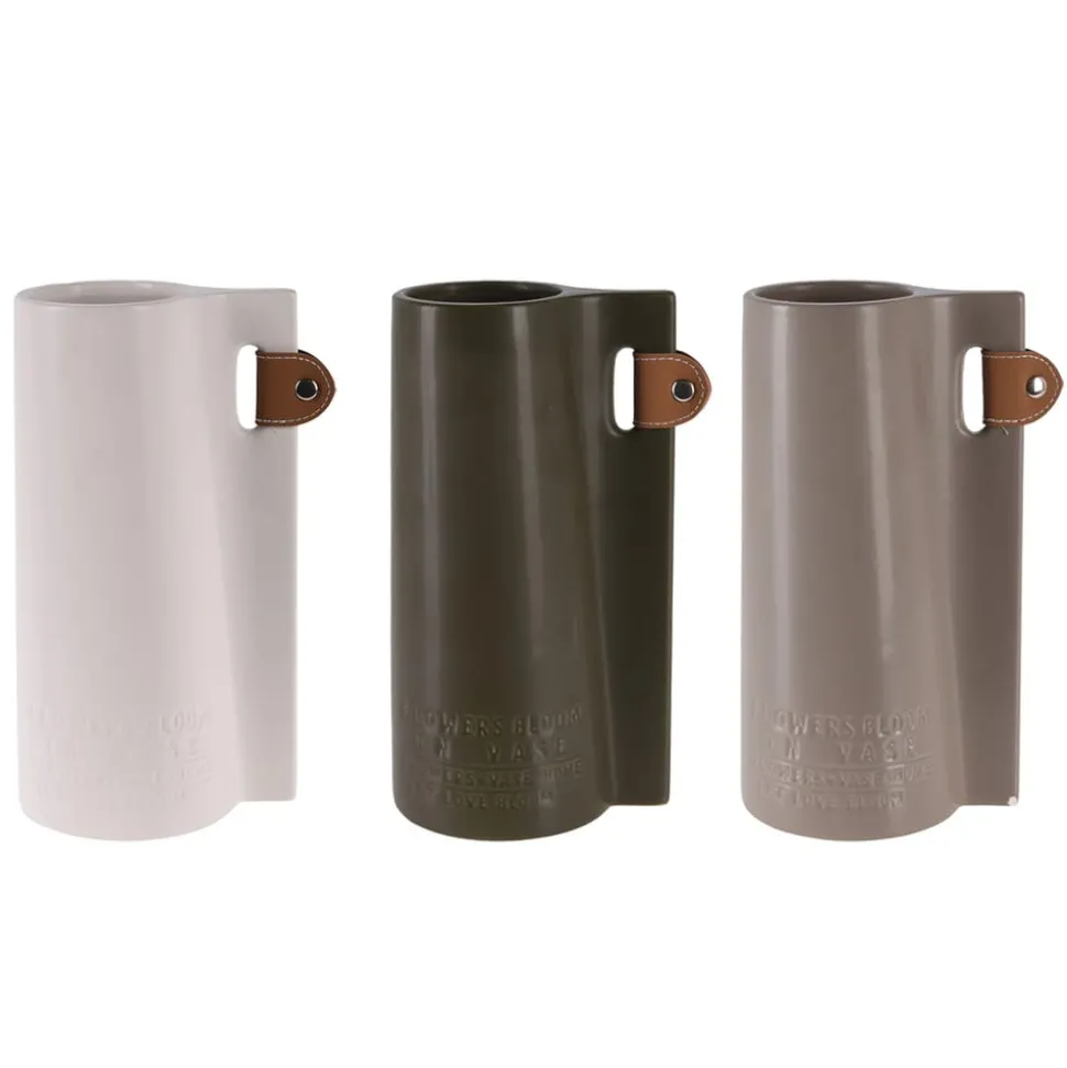 Vase décoratif uni en dolomite, 9,5 x 5&Prime;