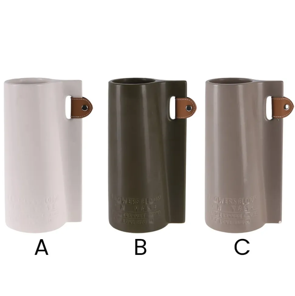 Vase décoratif uni en dolomite, 9,5 x 5&Prime;