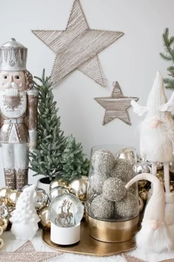 Vase en verre avec base dorée, 12 x 7 x 7″