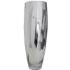 Vase en vitre platine, 15,5 x 5,5″