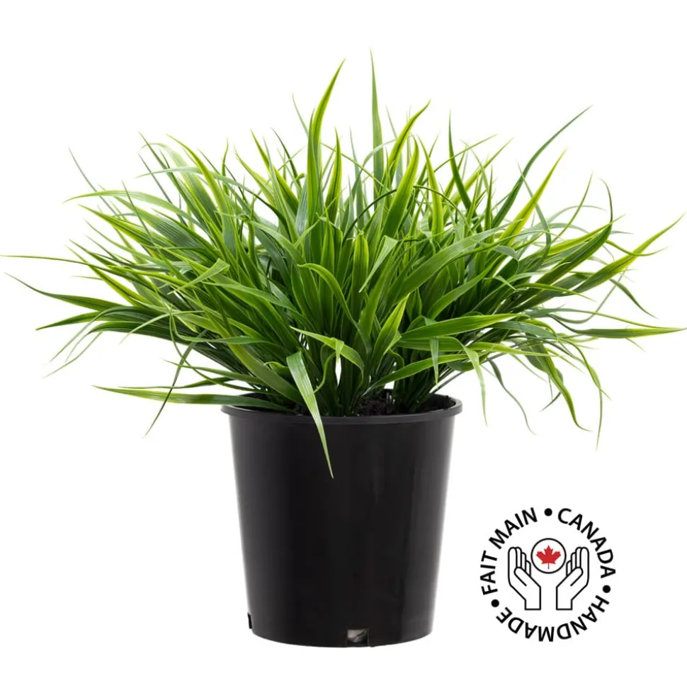 Verdure artificielle extérieure en pot de culture, 19 x 22″