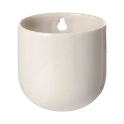 White ceramic wall pot