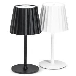 White cordless dimmable LED table lamp, 15