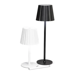 White cordless dimmable LED table lamp, 15
