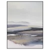 White landscape wall art, 32 x 47″