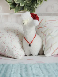 White Plush Llama, 13″
