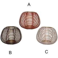 Wire mesh tealight holder, 12 x 13″